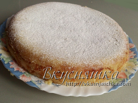 изображение Яблочный пирог в мультиварке рецепт с фото